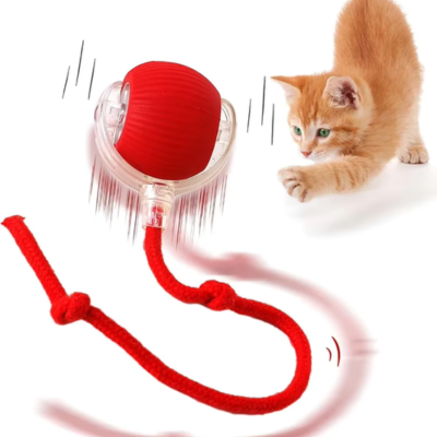 Balle interactive pour chat